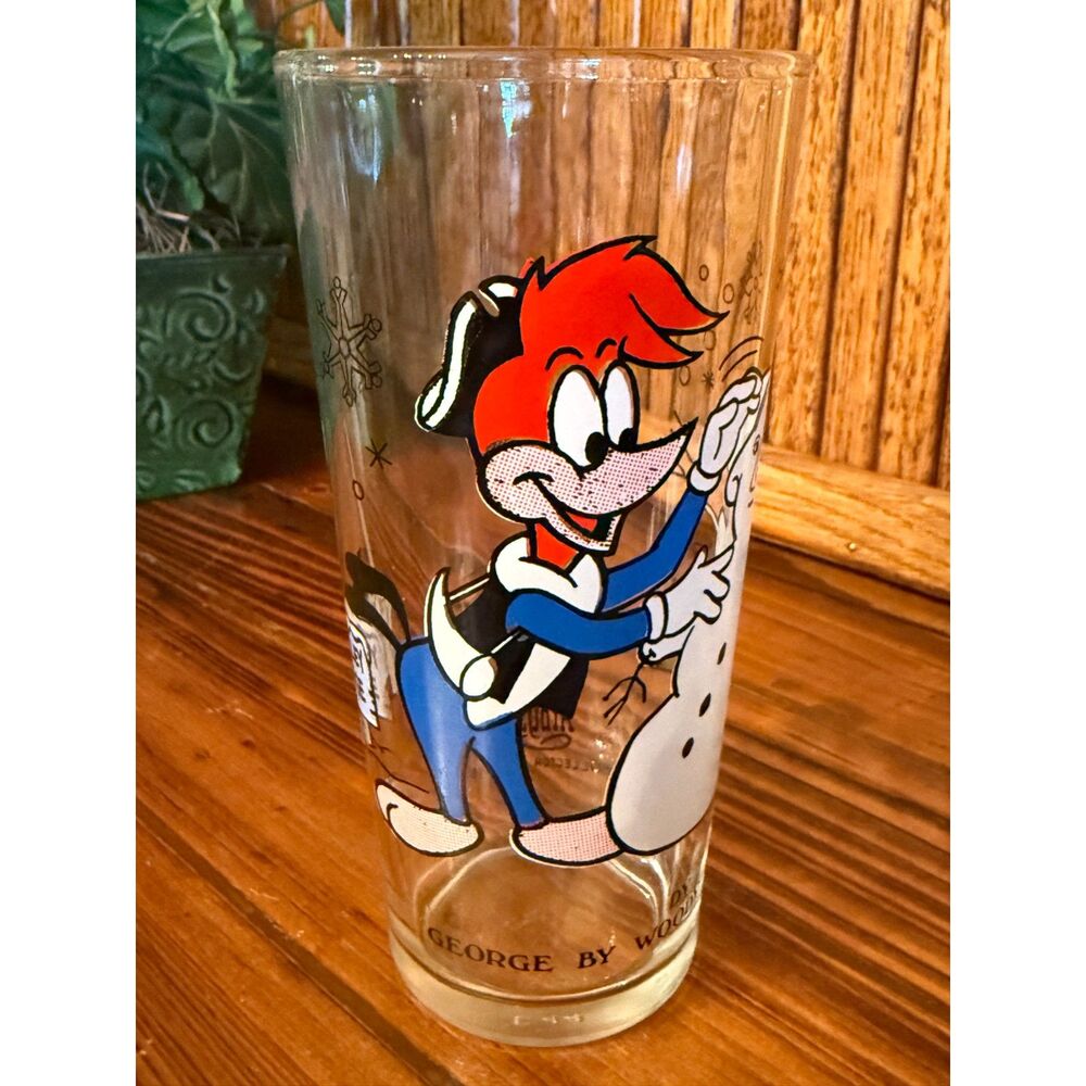 1976 Arby's George Woody Woodpecker Collector Glass Walter Lantz Tumbler